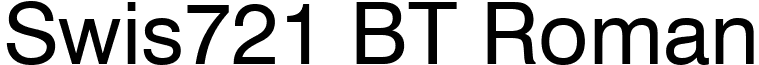 Swis721 BT Roman font - Swiss721BT.ttf