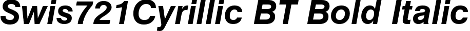 Swis721Cyrillic BT Bold Italic font - tt6815m_.ttf