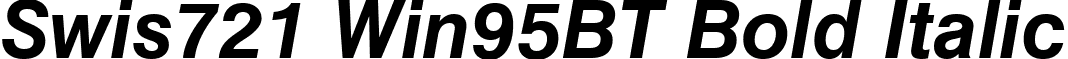 Swis721 Win95BT Bold Italic font - S721bi95.ttf
