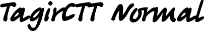 TagirCTT Normal font - TAGIRC.ttf