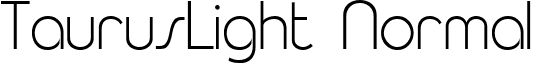 TaurusLight Normal font - TAURUL.ttf