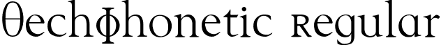 TechPhonetic Regular font - TECHPHON.ttf