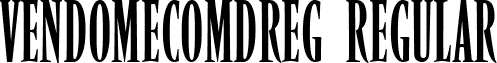 VendomeComDReg Regular font - VendomeComDReg.ttf