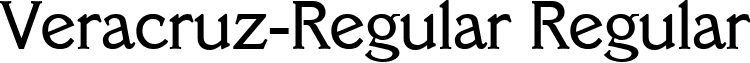 Veracruz-Regular Regular font - Veracruz-Regular.ttf