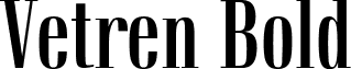 Vetren Bold font - Vetren Bold.ttf