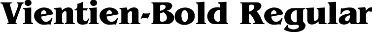 Vientien-Bold Regular font - Vientien-Bold.ttf