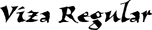 Viza Regular font - Viza.ttf