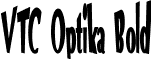 VTC Optika Bold font - VTCOptikaBold.ttf