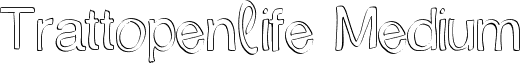 Trattopenlife Medium font - Trattopenlife.ttf