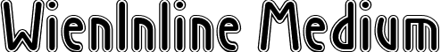 WienInline Medium font - WNINL.ttf