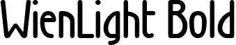 WienLight Bold font - WNLB.ttf