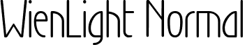 WienLight Normal font - WienLight Normal.ttf