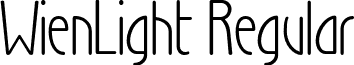 WienLight Regular font - WienLight-Book.otf