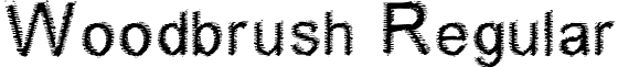 Woodbrush Regular font - Woodbrush.ttf