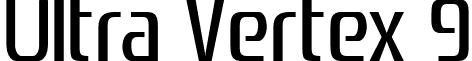 Ultra Vertex 9 font - UVF9.ttf