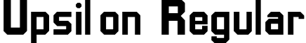 Upsilon Regular font - Upsilon2.ttf
