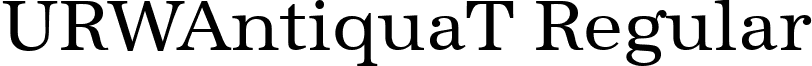 URWAntiquaT Regular font - URWAntiquaT.ttf
