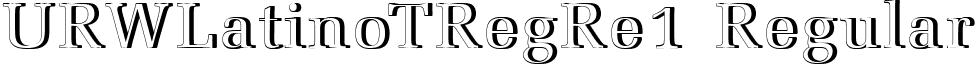 URWLatinoTRegRe1 Regular font - URWLatinoTRegRe1.ttf