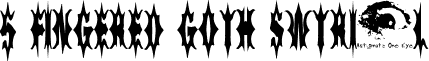 5 Fingered Goth SWTrial font - 5FINGST.ttf