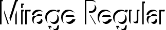 Mirage Regular font - MIRARG__.TTF
