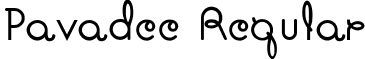 Pavadee Regular font - Pavadee3.ttf