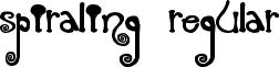 Spiraling Regular font - Spiraling.ttf