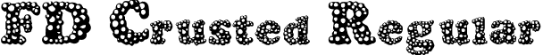 FD Crusted Regular font - FD Crusted.ttf