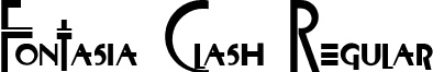 Fontasia Clash Regular font - fclash.ttf