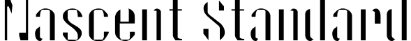 Nascent Standard font - Nascent_Standard.ttf