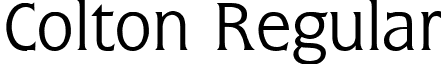 Colton Regular font - COLTON__.TTF