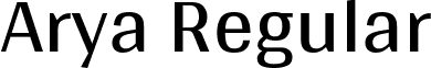 Arya Regular font - Arya-Regular.ttf