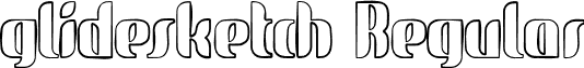 glidesketch Regular font - Glide Sketch.otf