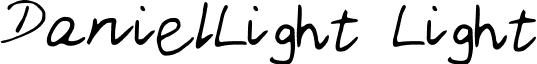 DanielLight Light font - Daniel_Light.ttf