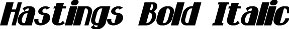 Hastings Bold Italic font - Hastings Bold Italic.ttf
