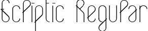 Ecliptic Regular font - EclipticReg.ttf