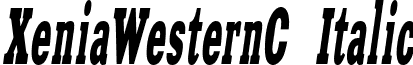 XeniaWesternC Italic font - XNWI.ttf