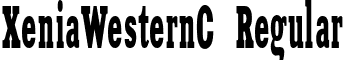 XeniaWesternC Regular font - XNW.ttf