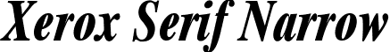 Xerox Serif Narrow font - SNT.ttf
