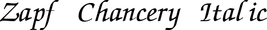 Zapf Chancery Italic font - ZAB_____.ttf