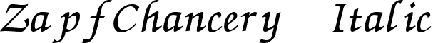 ZapfChancery Italic font - ZC_____R.ttf