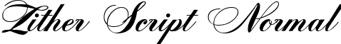 Zither Script Normal font - Rosamunda_20One.ttf
