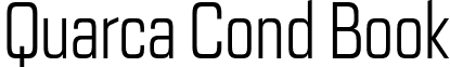 Quarca Cond Book font - QuarcaCondBook.otf