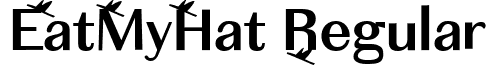 EatMyHat Regular font - EatMyHat.ttf