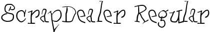 ScrapDealer Regular font - ScrapDealer.ttf