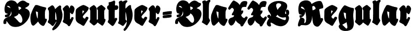 Bayreuther-BlaXXL Regular font - Bayreuther-BlaXXL.ttf