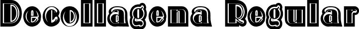 Decollagena Regular font - Decollagena.ttf