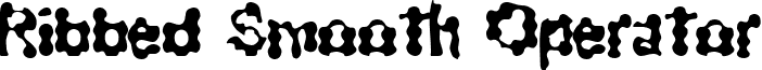 Ribbed Smooth Operator font - Ribbed_Smooth_Operator.ttf