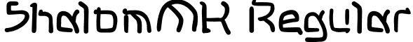 ShalomMK Regular font - ShalomMK.ttf