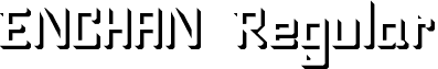 ENCHAN Regular font - enchan.ttf