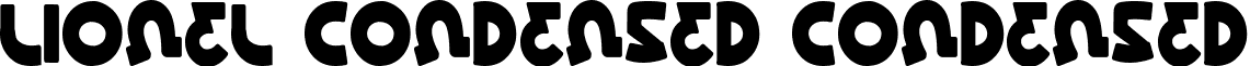 Lionel Condensed Condensed font - lionelc.ttf